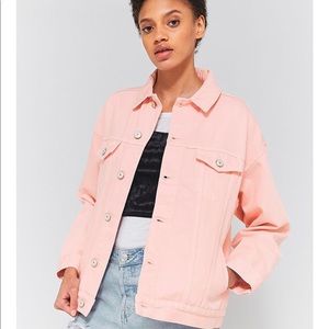 Pink BDG Urban Outfitters Denim Jacket